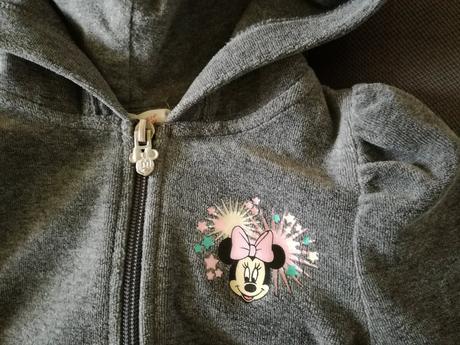 Mikinka na zips minnie, h&m,86