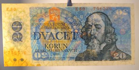 20 kčs bankovka 1988, 