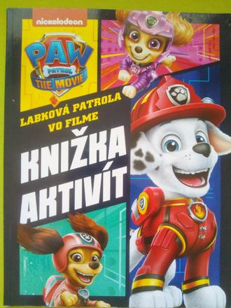 Herná kniha zábavných uloh a hier paw patrol, 