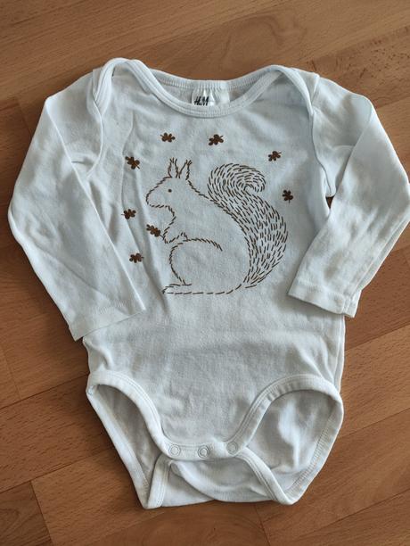 Body s dlhým rukávom, h&m,74
