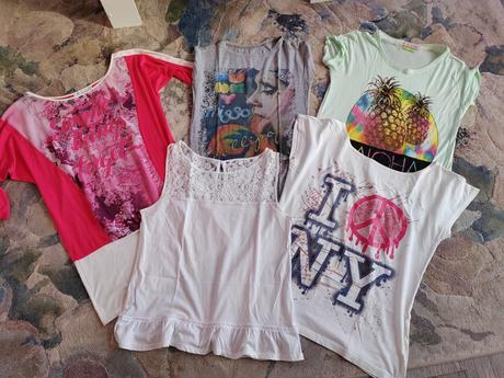 Balík tričiek veľ. m, m