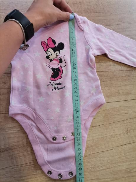 Dievčenské ružové body minnie, disney,62