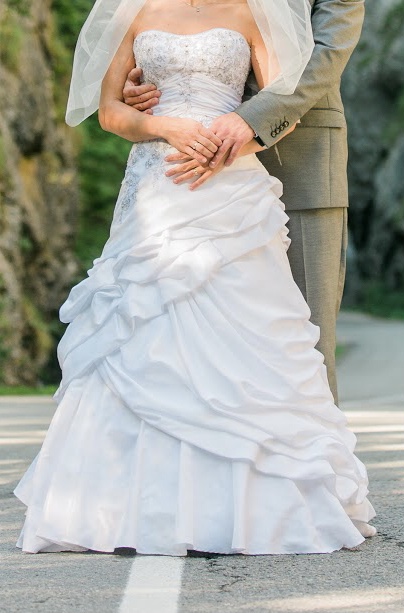 Svadobné saty veľ. 36-38, s