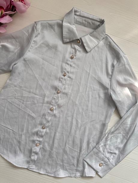 Saténová blúzka, s