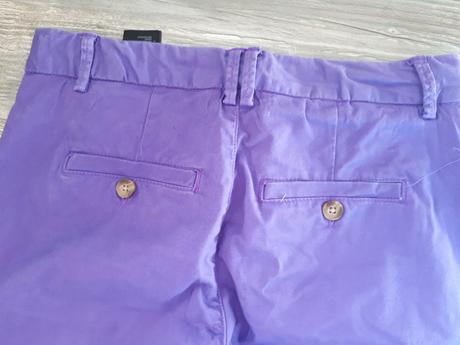 Fialové nohavice, h&m,34