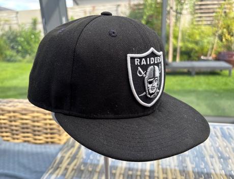 Šiltovka s rovným šiltom raiders new era 58,5cm, 58