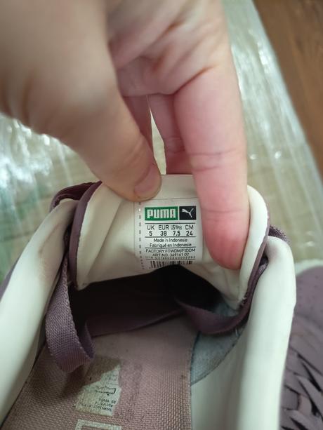 Fialové tenisky puma, puma,38