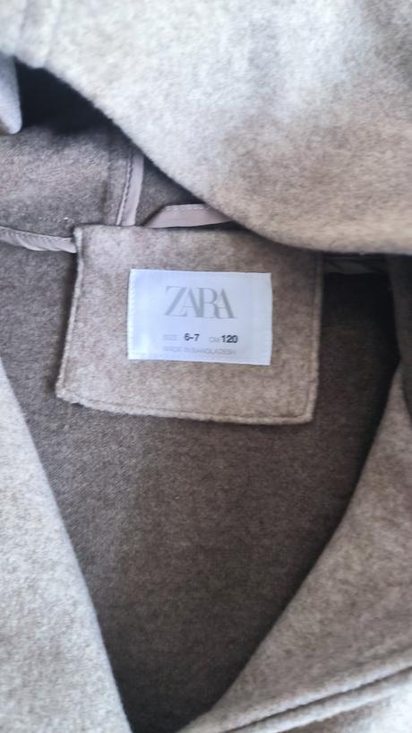 Trojštvrťovy kabat, zara,122