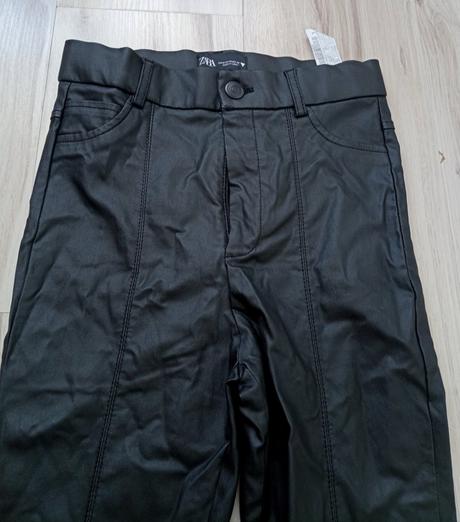 Kožené nohavice zara č.m, zara,m