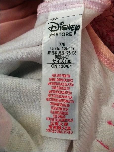 Ružový tanečný tricot, kostým, disney, 122-128, 