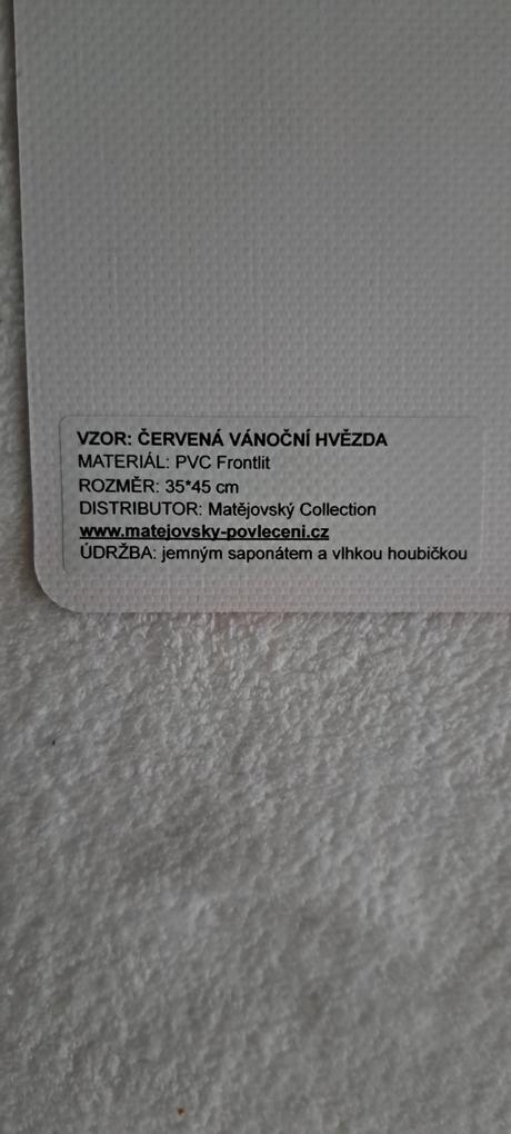 Vianočné prestieranie matejovsky, 