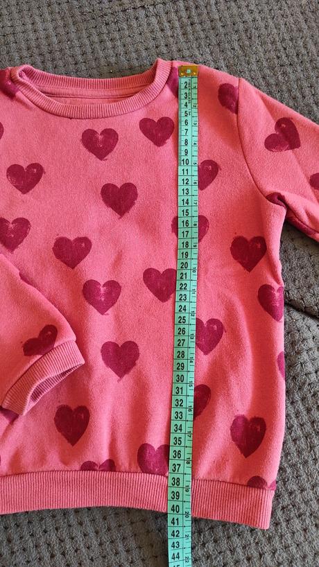 Srdiečková mikina 4-5 rokov, f&f,110