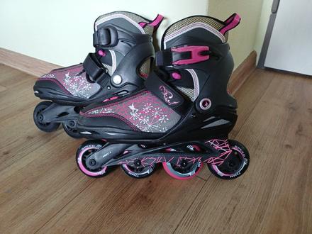 Dievčenské kolieskové korčule, veľkosť 33 - 37, crivit,33