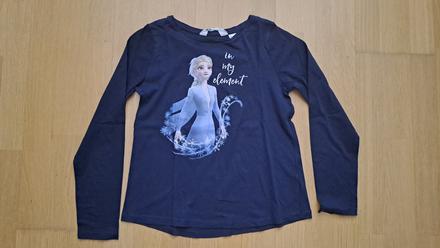 Dievčenské tričko frozen 2 (elsa), h&m,134