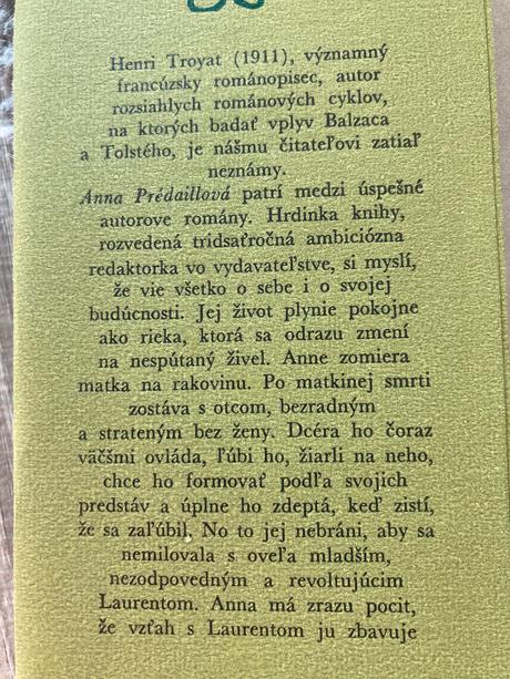 Anna prédaillová prvé vydanie 1978,