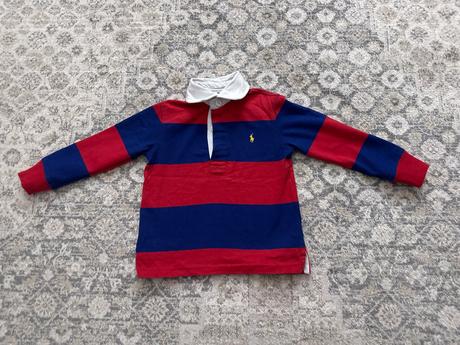 Prúžkovaná polokošeľa polo rl na 2 roky, ralph lauren,92