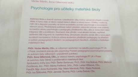 Psychologie pro ucitelky ms, 