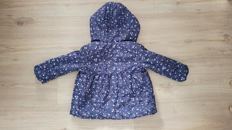 Dievčenská zateplená prechodná bunda veľ. 74, fox & bunny,74