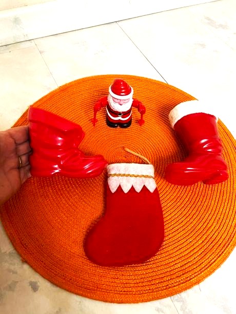 Mikulášske čižmičky/dekorácie 4 ks, 