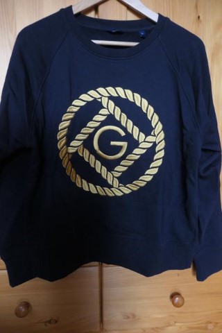 Gant original stylova ikonicka bavlnena mikina xl, gant,xl