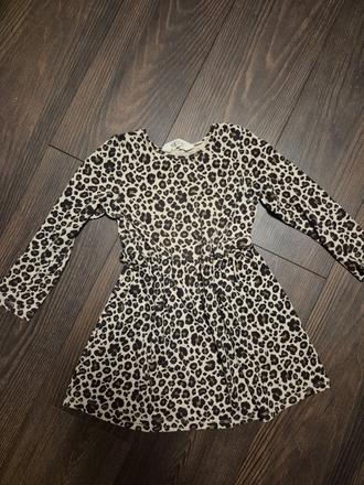 Šaty h&m leopardí vzor, h&m,110