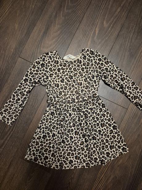 Šaty h&m leopardí vzor, h&m,110