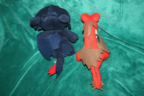 2 draci z ako vycvicit draka  30 cm, 