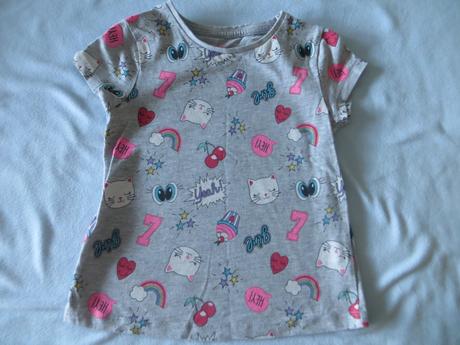 Šedé obrázkové tričko, f&f,92