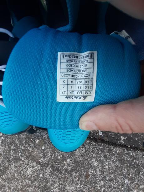Korčule kolieskove nastaviteľné, rollerblade,33