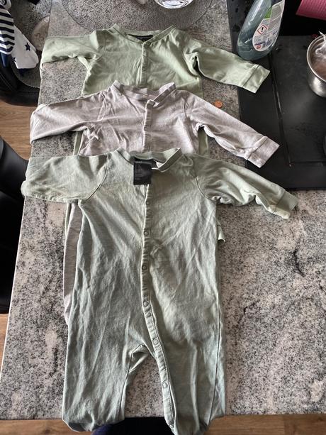 2 pyžamka h&m, h&m,68