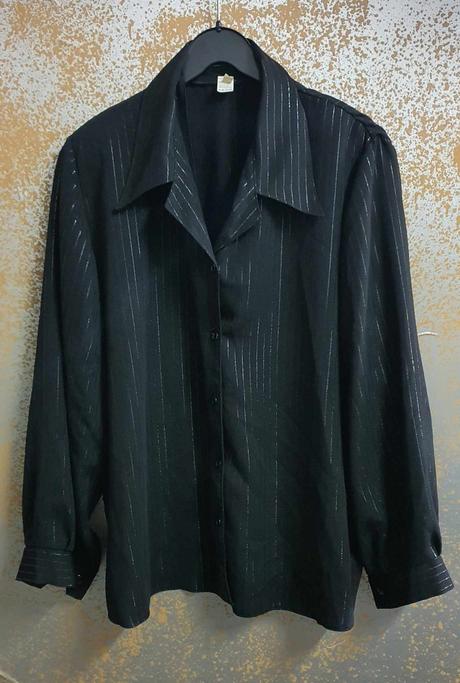 Bluzka s trblietavymi pasikmi, xxxl