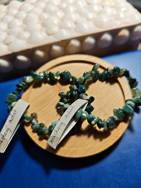 Náramky machovy achat, 