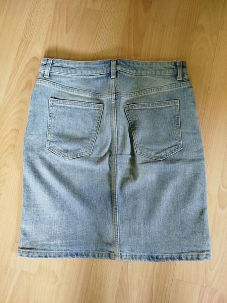Riflová sukňa, h&m,38