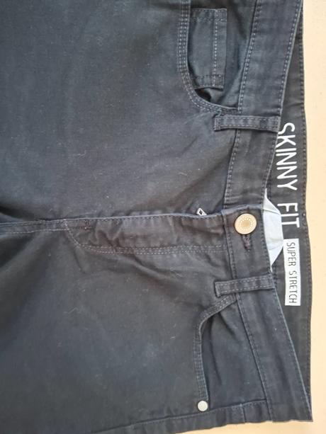 Dievčenské h&m čierne rifle., h&m,158