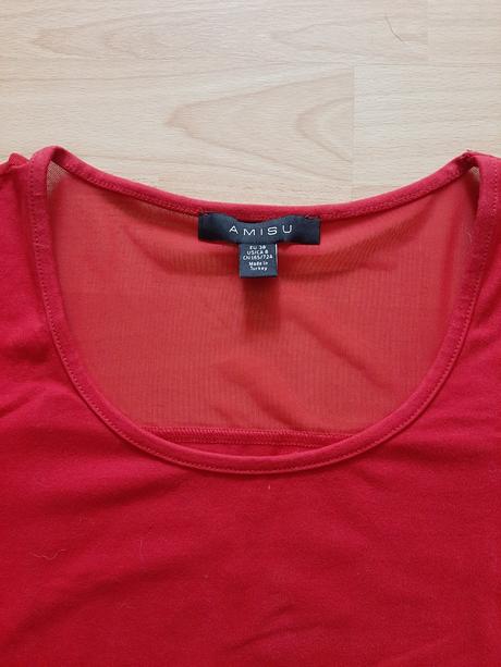 Červené šaty, amisu,38