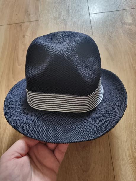 Modrý klobúk reserved 134/140, reserved,134