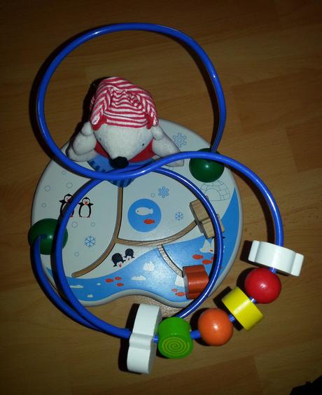 Wonderland drevená prevliekačka - polárny medvedík,