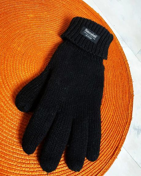 Teplé vlnené rukavice, xl