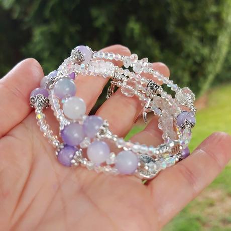 Náramok z polohdrahokamov pre ryby, váhy, vodnár, 