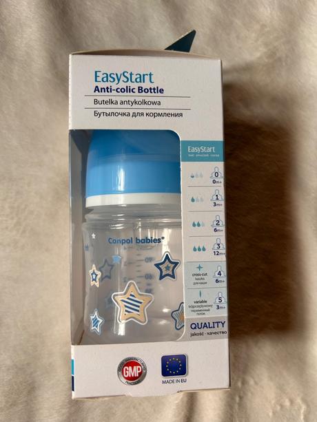 Antikoliková fľaška 0+, canpol babies