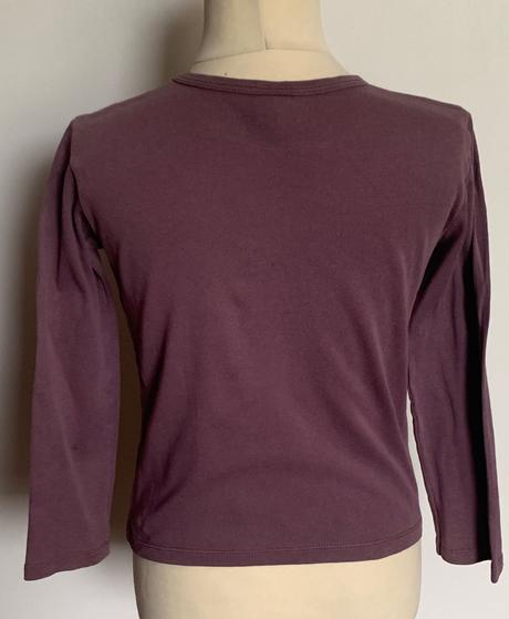 Benetton fialové tričko s obrázkom, benetton,116