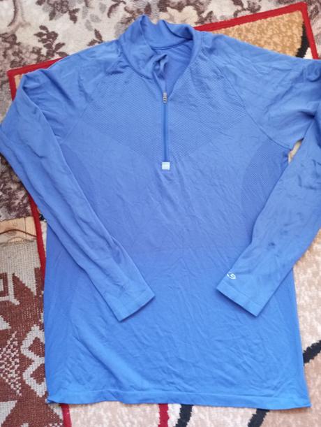 Modré tričko fl.rukav, crivit,xl