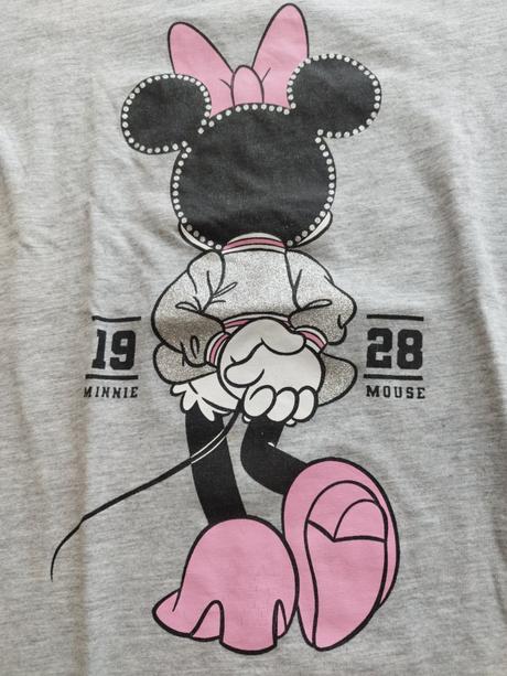 Sivé tričko z micky mauskou veľ. xs, disney,xs