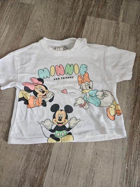 Tricko minnie, h&m,74