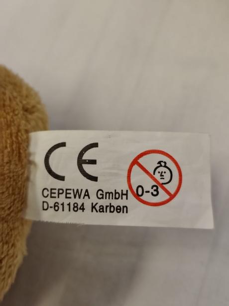 Vianočný plyšový sobík s pútkom, cepewa, 18 cm,
