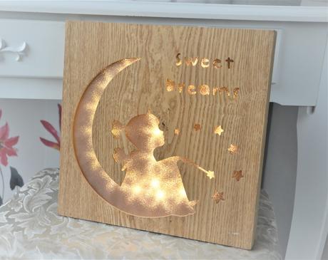 Nočné svetielko do detskej izby s vílkou,