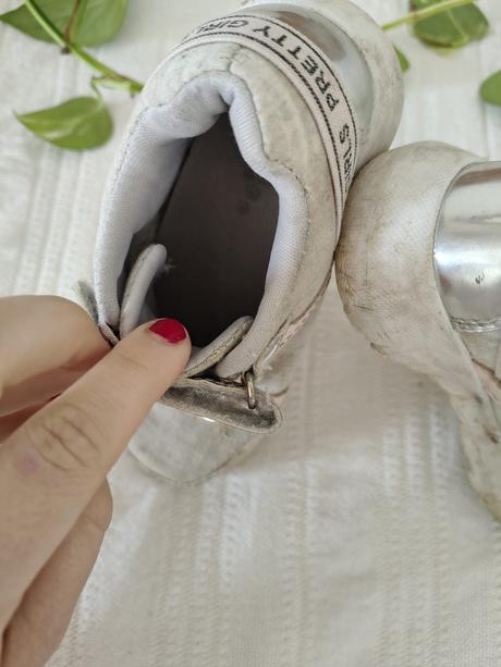 Strieborné tenisky/ sivé tenisky na suchý zips, reserved,27