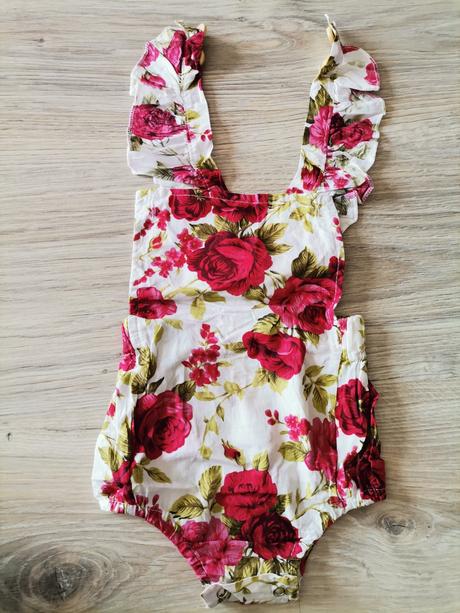 Dievčenský štýlový set - letný overal + čelenka, 80