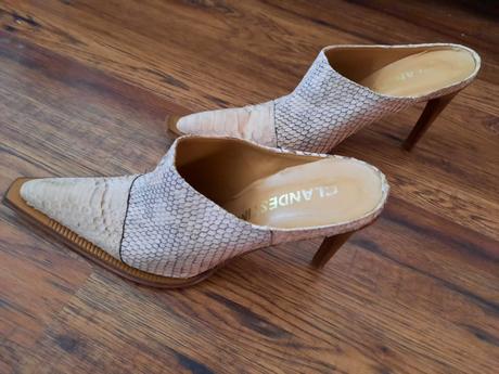 Zaujímavé kožené topánky, 39