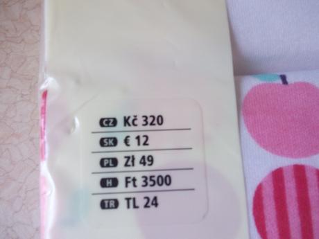 5 ks nenosene ani nerozbalene 3-6-m, f&f,68